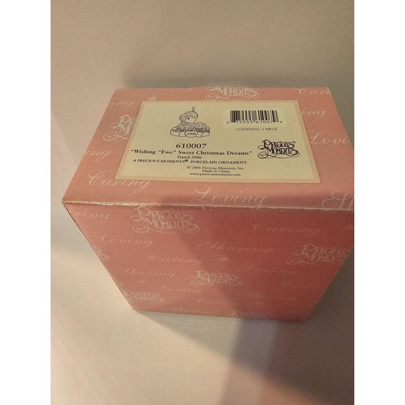 2006 Vintage Precious Moments Wishing "Ewe Sweet Christmas Dreams With Box - Picture 2 of 6